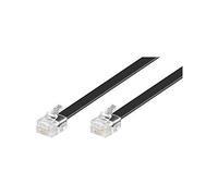 Goobay 50324 Cavo di conessione modulare 15 metri, nero - spina RJ12 (6P6C) a spina RJ12 (6P6C)
