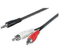 AVK 118-0050 - Cavo audio, jack da 3,5 mm su 2 x RCA, 0,5 m.