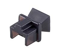 Goobay 50527 Protezione Antipolvere per il Modulo RJ45, Nero, Confezioni da 10
