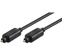 Goobay 50565 Cavo a Fibra Ottica, Nero, 5mm Diametro, 2m Lunghezza del Cavo