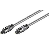 goobay 50571 Cavo a fibre ottiche, Argento, 5 m Lunghezza del cavo, 6 mm Diametro