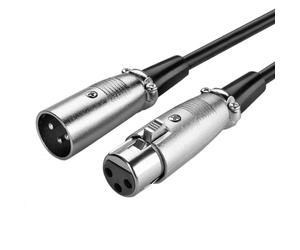 goobay 50715 Cavo di Connessione XLR, Nero, 6m Lunghezza del Cavo