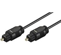 Goobay 51217 Cavo a Fibra Ottica, Nero, 2.2mm Diametro, 1.5m Lunghezza del Cavo