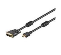 Goobay 51579 cavo e adattatore video 1 m HDMI DVI-D Nero (goobay videokabel - HDMI / DVI - 1 m) NEW