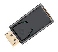 Goobay 51719 DisplayPort/HDMI per Adattatore 1.1, Dorato, Nero