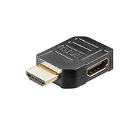 goobay 51724 Adattatore HDMI, Dorato, Nero