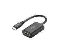 Goobay 51774 - Adattatore USB-C a HDMI, 0,2 m, colore: Nero