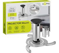 Goobay 51905 Supporto a Soffitto per Proiettori, Argento