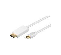 GOOBAY 52861 - mini DP 1,2 pz. Su HDMI A pz., 2 m, bianco