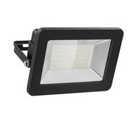 goobay 53874 Faretto LED da 50 W - Luce Bianca Neutra 4000 K - 4260 Lumen - Angolo di irradiazione 100 Gradi - Grado di Protezione IP65 - Nero