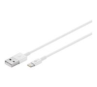 Goobay 54600 Apple Lightning USB-A 2.0 White cable interface/gender adapter - Cable Interface/Gender Adapters (Apple Lightning, USB-A 2.0, 1 m, White)
