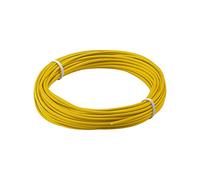 Goobay 55041 Il Rame Isolato, Giallo, 1.1mm Diametro, 10m Lunghezza del Cavo