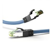 Goobay 55119 Cavo patch CAT 8.1 S/FTP (PiMF) blu - LSZH privo di alogeni rame AWG 24