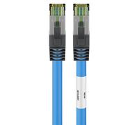 Goobay Cavo patch 55120 Cat 8.1 S/FTP (PiMF) LSZH privo di alogeni Rame AWG24 25 m Blu