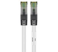 Goobay 55122 Cavo di rete bianco 0,25 m Cat8.1 S/FTP (S-STP) - Nouvo