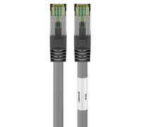 Goobay 55144 cavo di rete Grigio 25 m Cat8.1 S/FTP (S-STP) - Nouvo
