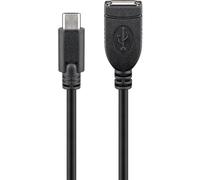 Goobay 55470 Prolunga USB-C™ nero - adatto a dispositivi con connettore USB-C™