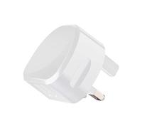Goobay 55902 Caricabatteria Doppio USB, 2, 4 A Uk, Bianco