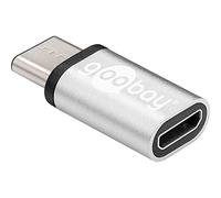 Goobay 56636 Adattatore da USB-C a USB 2.0 Micro Tipo B, Argento