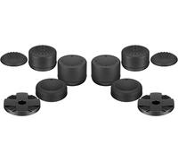 goobay 58382 PS5/PS4 Controller Stick Inserti con gommini - Accessori per Playstation 5 e Playstation 4 - DualSense Controller Aim Sticks Joystick Sticks Stick Estensione Sticks Nero