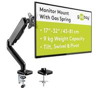 Goobay 58530 support d'écran plat pour bureau 81,3 cm (32") Noir