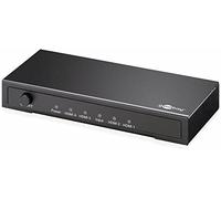Goobay 58978 Splitter HDMI Ultra HD 4K/2K, 1 Ingresso/4 Uscite, Nero