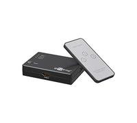 Goobay 58981 Scatola di Commutazione HDMI, 3 Ingresso/1 Produzione, Nero