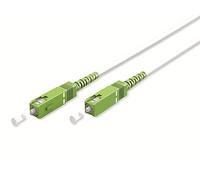 GOOBAY 59595 - Cavo patch in FO Simplex, SC-APC (8°)<>SC-APC (8°), bianco, 2,0