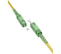 GOOBAY 59639 - Cavo patch in FO Simplex, SC-APC (8°)<>SC-APC (8°), giallo, 2,0