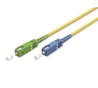 Goobay Cavo fibra ottica 59659 - monomodale OS2 Simplex SC-APC/SC-UPC giallo 2 m