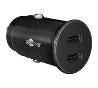 Goobay 59705 Caricabatteria da auto con doppia porta USB USB C accendisigari
