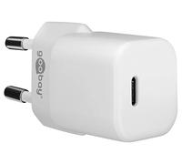 Goobay 59716 - Caricatore USB-C Nano / 30 W USB-C Power Delivery per iPhone 14 / IPad Pro/Magsafe/AirPods Pro/Samsung Galaxy Series/Google Pixel 5/4/3