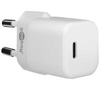 Goobay 59716 - Caricatore USB-C Nano / 30 W USB-C Power Delivery per iPhone 14 / IPad Pro/Magsafe/AirPods Pro/Samsung Galaxy Series/Google Pixel 5/4/3