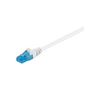 Goobay 59823 CAT 6a Cavo Patch, Rete U/UTP, Bianco, 0.5m Length