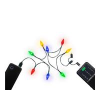 goobay 60339 - Cavo di ricarica USB/USB-C + Micro USB + iPhone/cavo di ricarica con luci / 8 LED diversi