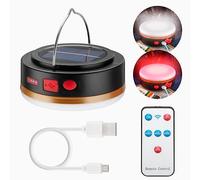 Goobay Lampada da Campeggio Solare a LED con Telecomando IR e Powerbank
