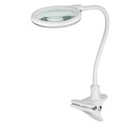GB 60365 - Lampada d'ingrandimento, morsetto, LED, Ø 100mm lente in vero ve
