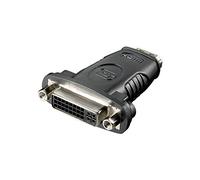 Goobay 60752 Adattatore HDMI/DVI-D, Placcato Nickel, Nero