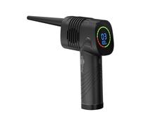 goobay 61667 Soffiatore elettrico/Pulizia di PC, tastiere, radiatori, divani, ecc. / Batteria ricaricabile da 2.000 mAh 35.000 giri/min fino a 90 minuti di funzionamento/Luce LED integrata