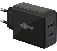 Goobay 61673 Interno AC Nero Euro male (Type C CEE 7/16) x in 30 W 1x USB-C port