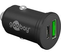 GOOBAY - Goobay Dual Car Charger Pd 45w, 3.0a, 1x Usb-a 1x Usb-c - Black