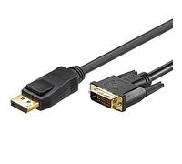Goobay 61962 - Cavo adattatore DisplayPort/DVI-D, connettore DisplayPort su connettore DVI-D dual-link (24+1 pin)