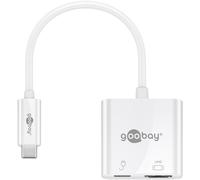 GOOBAY 62110 - Adattatore multiporta USB-C, 1 HDMI, 1 USB tipo C