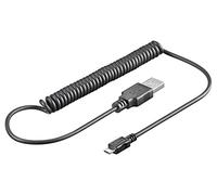 Goobay 62334 Cavo Micro USB di Ricarica E Sincronizzazione, Spirale