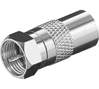 Goobay 63461 Adattatore F: Spina F > Presa coassiale - rame