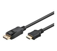goobay 64845 - Cavo DisplayPort 2.0 a HDMI 2.1 8k @ 60Hz / Cavo di collegamento DP a HDMI/Cavo ad alta velocità 4K @ 144Hz / 1M