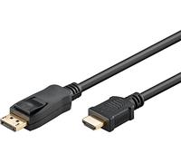goobay 64846 - Cavo DisplayPort 2.0 a HDMI 2.1 8k @ 60Hz / Cavo di collegamento DP a HDMI/Cavo ad alta velocità 4K @ 144Hz / 2M