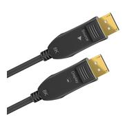 goobay 64866 Cavo di collegamento ottico DisplayPort Hybrid 2.0 (AOC) / 8K Ultra HD 4320p (60 Hz) / fibra ottica ibrida conduttore di rame/DisplayPort su DisplayPort / 10M