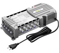 goobay 64874 Interruttore multiswitch satellitare compatto, 5 ingressi, 8 uscite, 4 K, 8 K UHD/DAB+, per 8 partecipanti