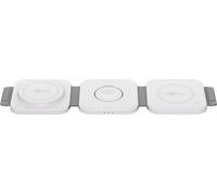 GB 65312 - Caricabatterie wireless 3 in 1, pieghevole, 15 W, bianco